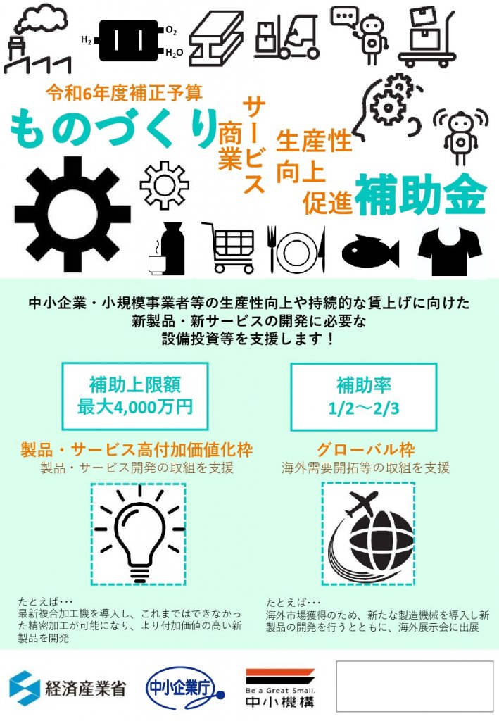 ものづくり補助金チラシのサムネイル